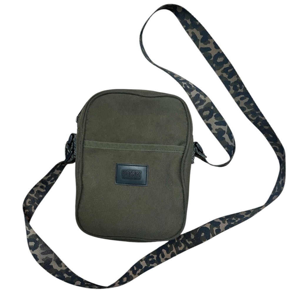 Camo Print VS Pink Mini Crossbody Bag